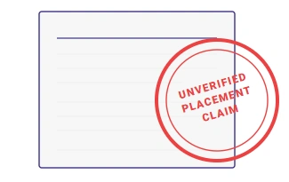 unverified placement claim